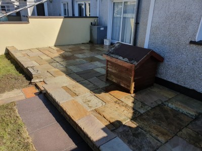 AFter Patio Cleaned in Ballinasloe