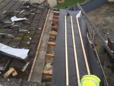 Replacing Damaged Underlay Replacing Damaged Underlay