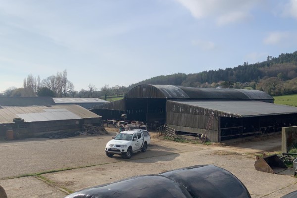 Before Spraying Farm Shed in Carlow