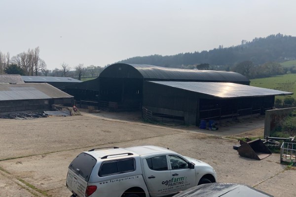 After Spraying Farm Shed in Carlow After Spraying Farm Shed in Carlow