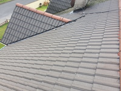 After Roof is Cleaned