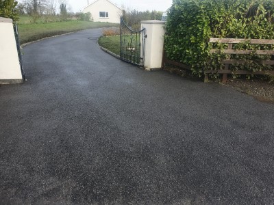 After Tarmac Sealer Applied To Driveway